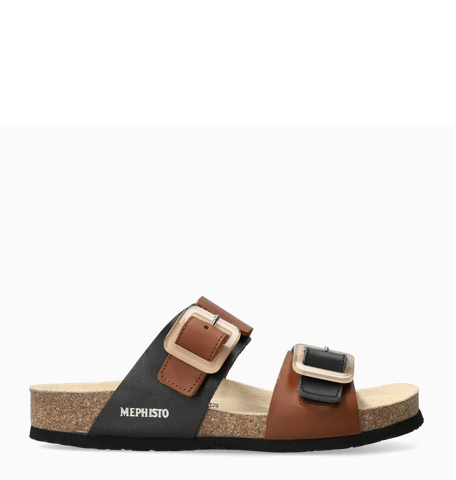 Mephisto Madison Sandal - Chestnut / Black