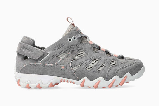 Mephisto Allrounder Niwa Shoes - Cool Grey Open Mesh