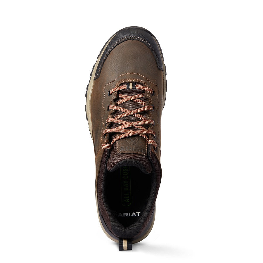 Ariat Mens Skyline Low H20 Waterproof Walking Shoe Distressed Brown